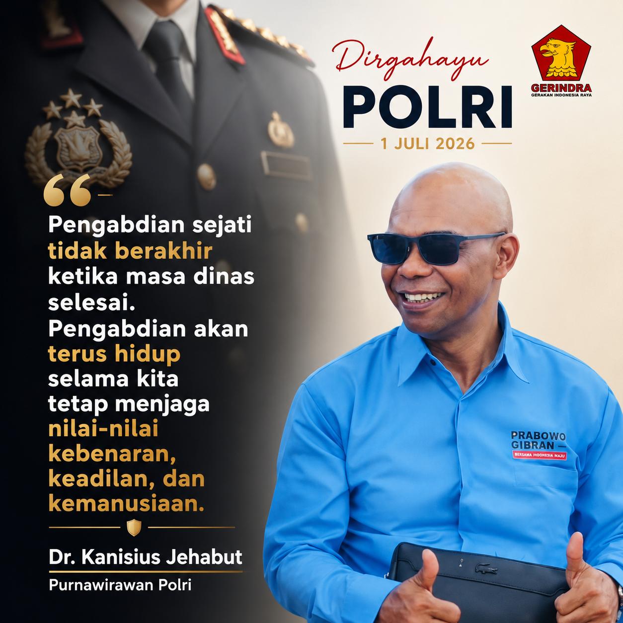 DIRGAHAYU POLRI KE-80*
_1 Juli 2026_