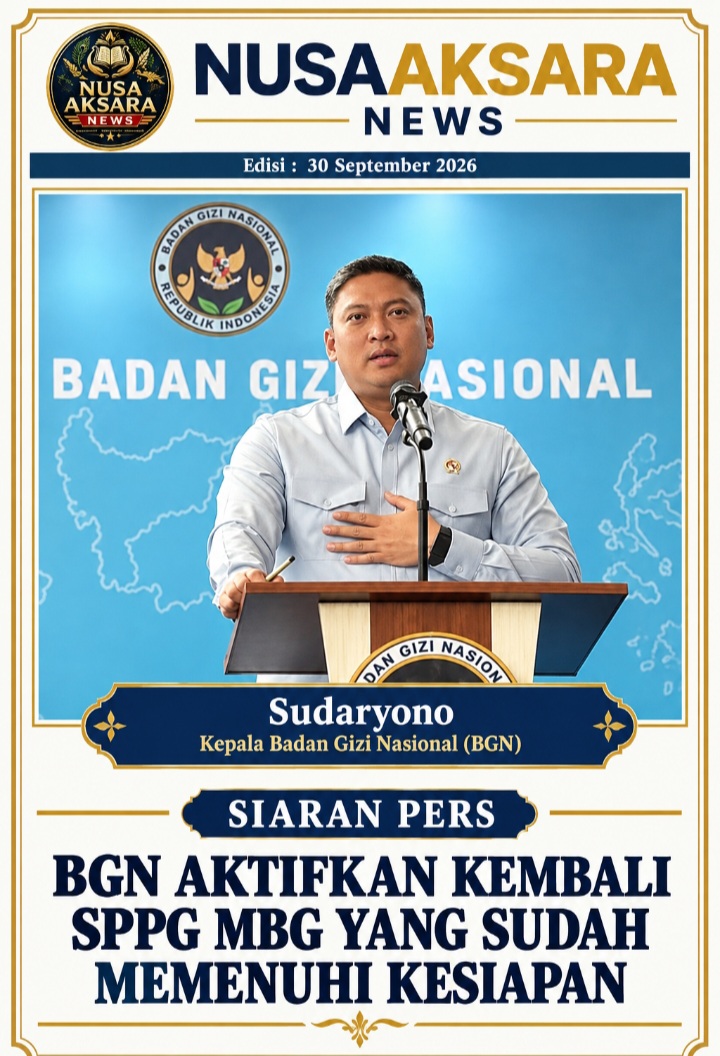 *BGN Aktifkan Kembali SPPG MBG yang Sudah Memenuhi Kesiapan*