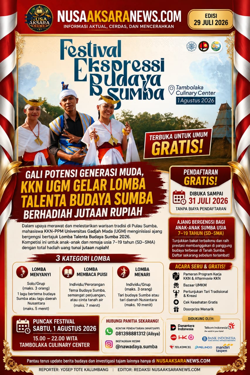 Gali Potensi Generasi Muda, KKN UGM Gelar Lomba Talenta Budaya Sumba Berhadiah Jutaan Rupiah.