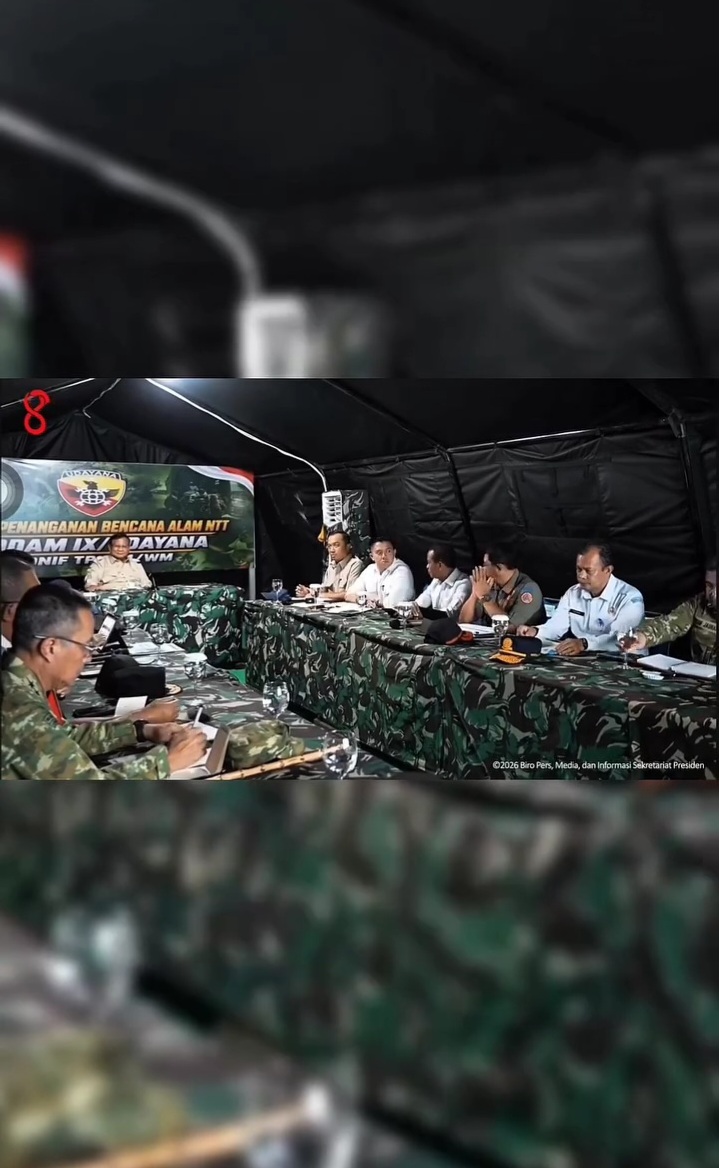 Presiden Prabowo Tinjau Penanganan Gempa Flores, Bantuan Rp200 Miliar untuk NTT.