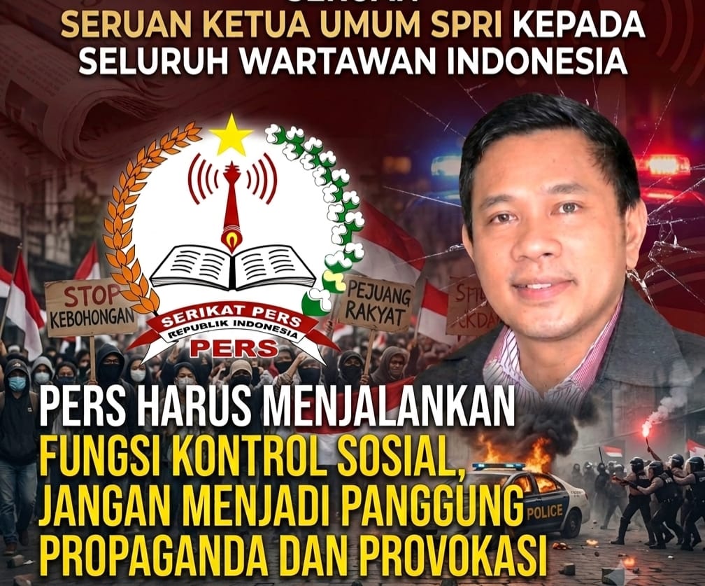 Pers Harus Jalankan Fungsi Kontrol Sosial, Jangan Jadi Panggung Propaganda dan Provokasi.